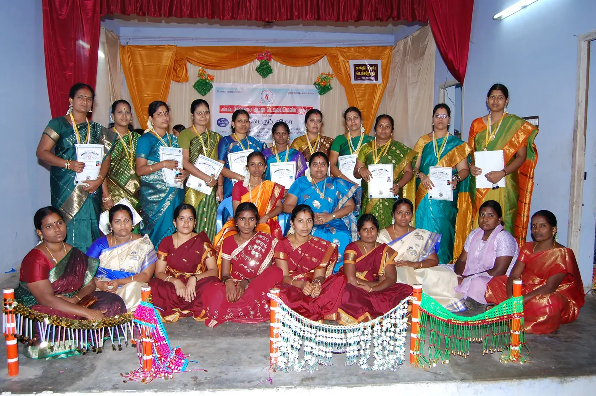 Group photograph from an NWDT community programme